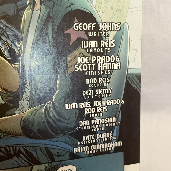 Forever Evil Justice League Vol 2 #28 Forever Worthy 2014 Textless Cover Geoff J - Picture 4 of 9